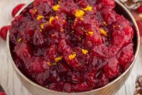 Zesty Orange Cranberry Sauce