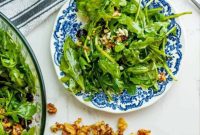 Vibrant Arugula with Cranberry and Toasted Walnuts