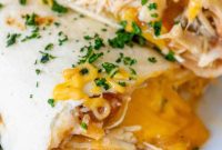 Oven-Baked Chicken Chimichangas