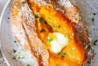 Perfectly Salt Baked Sweet Potatoes