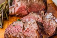Perfectly Reverse Seared Filet Mignon