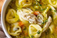 Zesty Lemon Chicken Tortellini Delight
