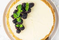 Decadent White Chocolate Blackberry Tart
