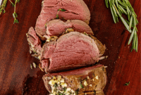 Herb & Garlic Infused Beef Tenderloin