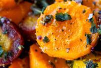 Oven Roasted Garlic and Herb Carrots