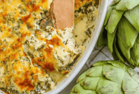 Creamy Chicken, Spinach & Artichoke Bake