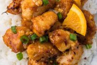 Crispy Air Fryer Orange Chicken
