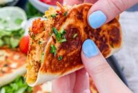 Bite-Sized Chicken Quesadillas