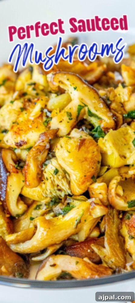 picture of sauteed mushrooms in a white bowl
