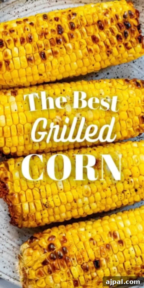 picture of grilled corn on a plate