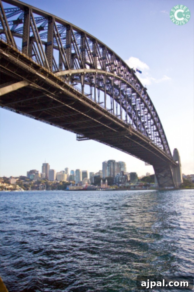 Experience Sydney, Australia 6 Sydney Harbour Bridge looking out to Luna Park