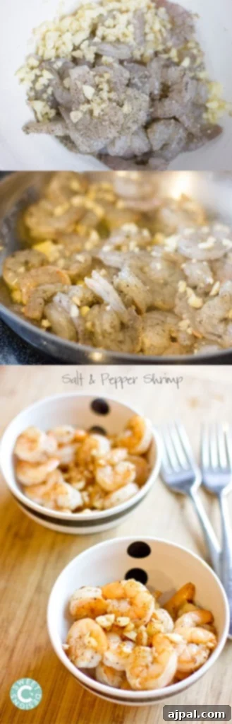 raw shrimp, sautéed shrimp, bowl of cooked shrimp
