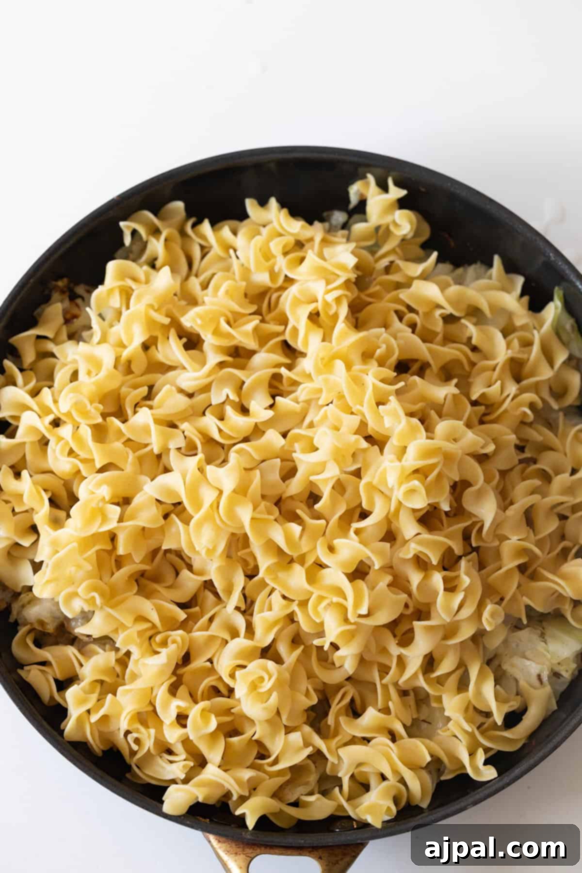 Homestyle Cabbage Noodles 10 A bowl of noodles tossed with tender cabbage makes for a comforting and satisfying meal.