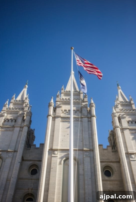 Salt Lake City Temple - East View