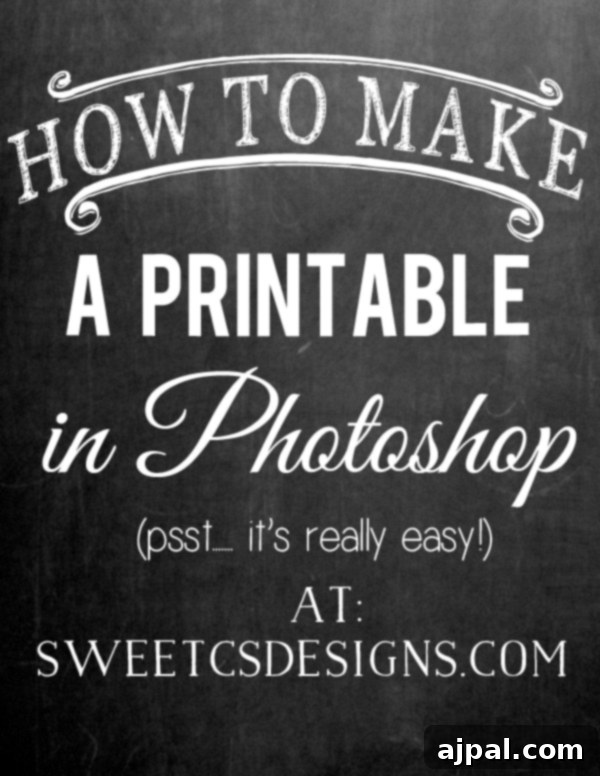 Related Tutorial: How to Design and Create Printables in Photoshop