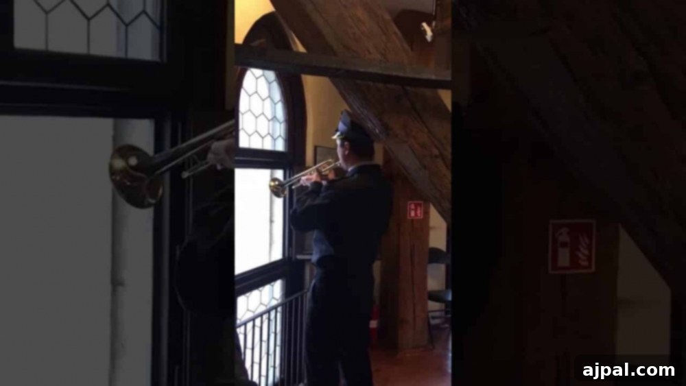 Krakow: Poland's Royal City 33 A man in a suit playing a trumpet in Saint Mary's Basilica Krakow.