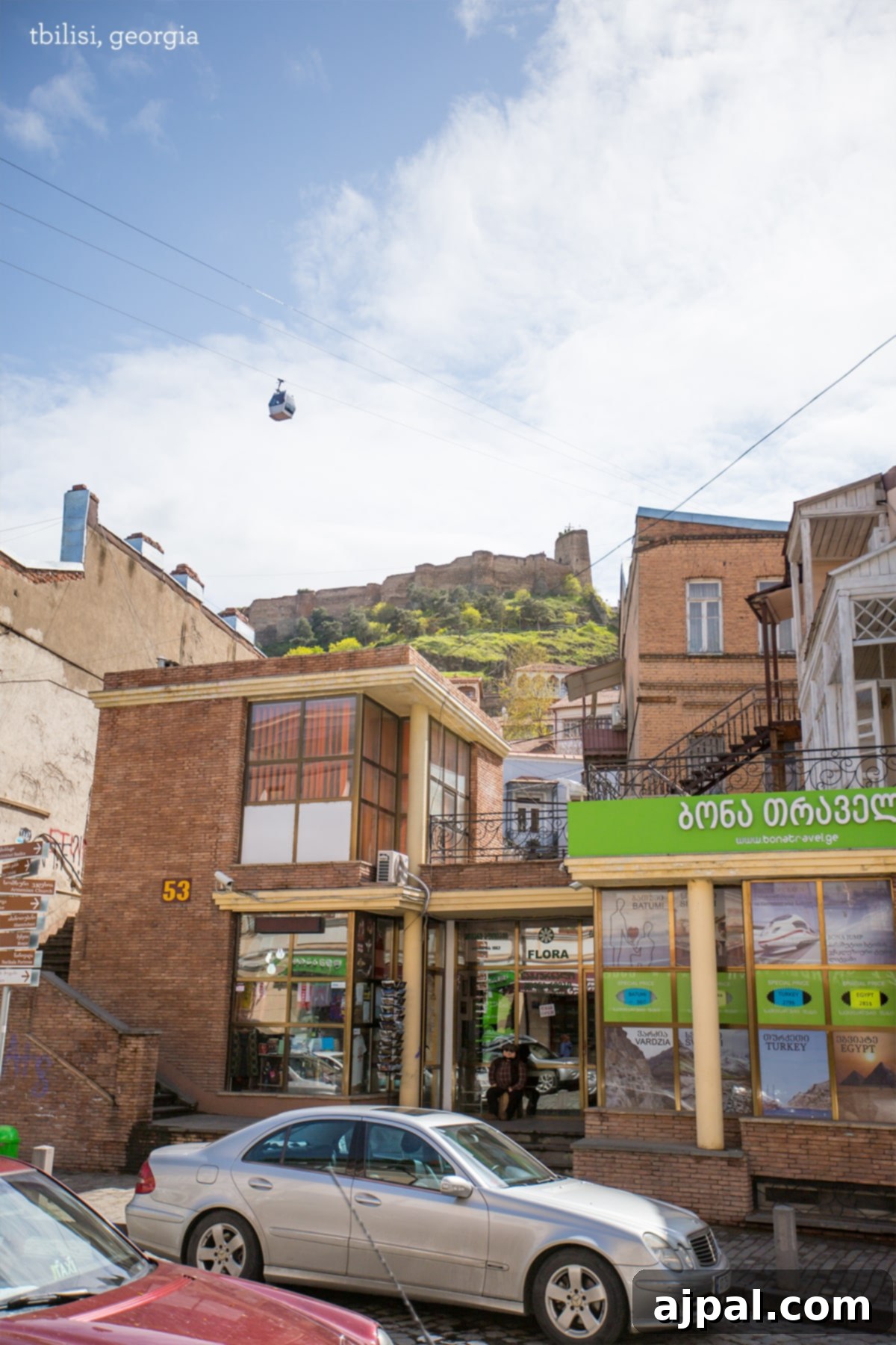 Narikala Fortress overlooking Tbilisi, Georgia