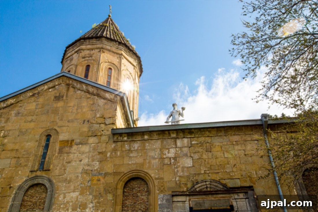 Upper Bethlehem Church and Mother Georgia Statue in Tbilisi