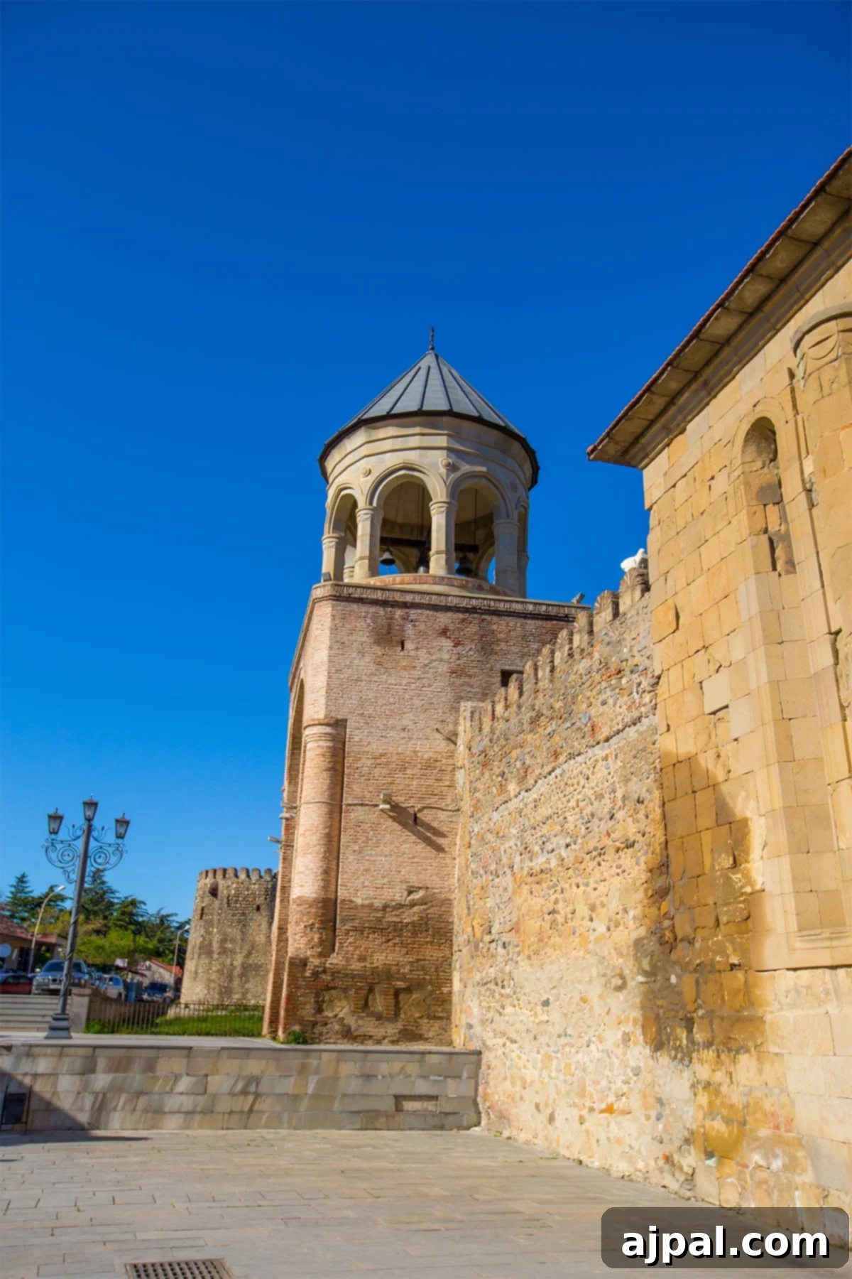 Discovering Mtskheta: Georgia's Ancient Capital 4 Cathedral walls in Mtskheta Georgia