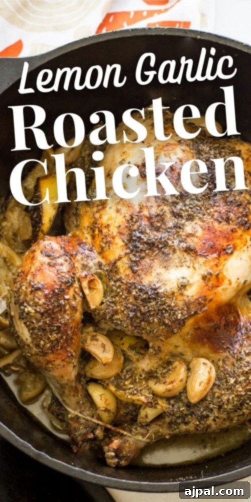 Lemon garlic roasted chicken, showcasing its vibrant flavors and succulent texture in a Dutch Oven.