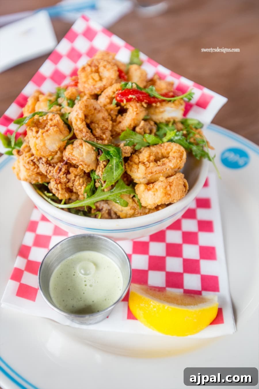 Four Seasons Orlando at Disney World A Magical Getaway 13 A bowl of perfectly fried calamari from PB&G Grill at Four Seasons Orlando at Disney World.