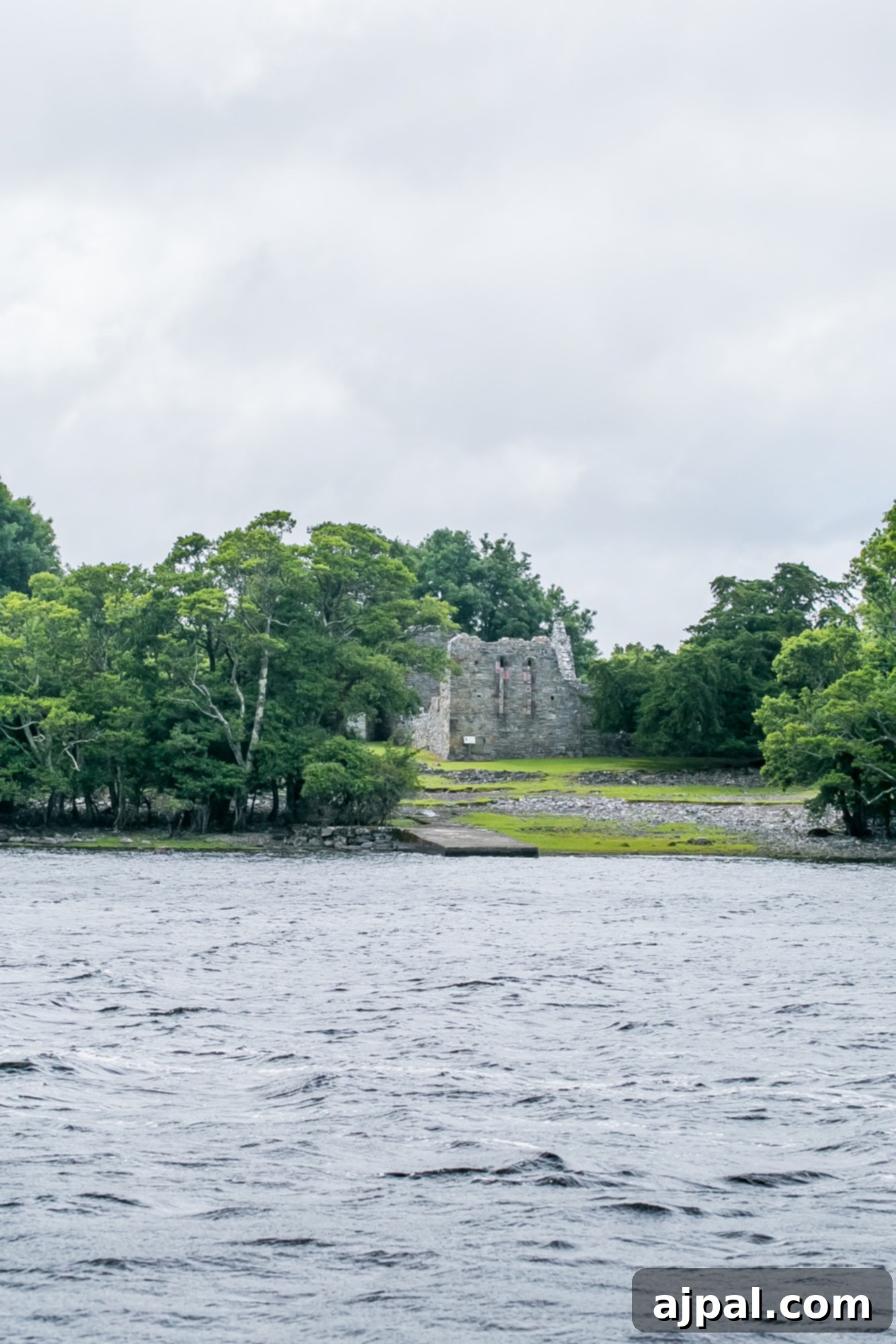 Killarney National Park 13 Innisfallen ruins, Killarney National Park Ireland