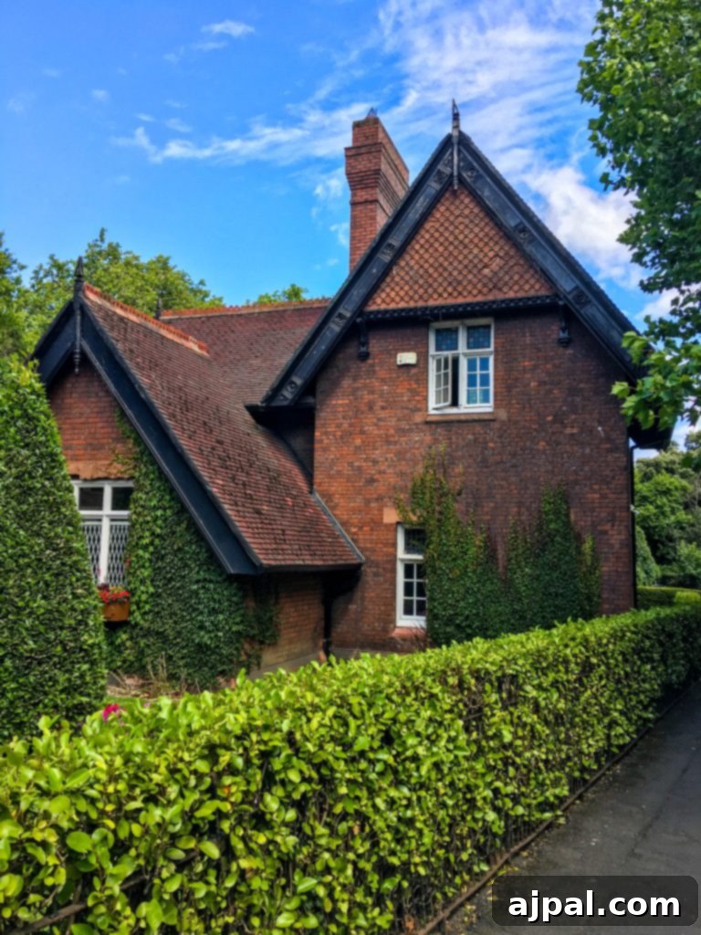 Dublin Awaits Top Reasons and Essential Experiences 12 A charming cottage with a colorful door near St. Stephen's Green in Dublin, showcasing the city's unique architecture.