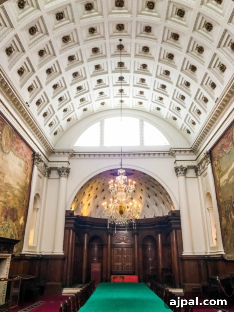 Dublin Awaits Top Reasons and Essential Experiences 20 The magnificent interior of the former House of Lords, now within the Bank of Ireland building, showcasing its historical grandeur.