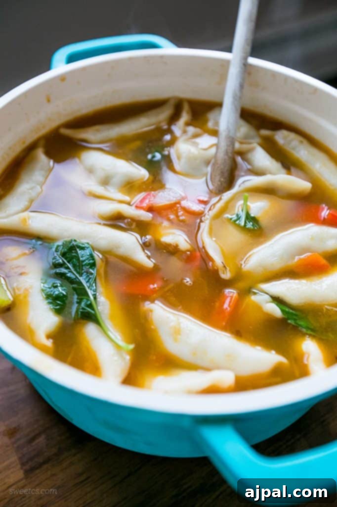 30 Cozy Slow Cooker Soups for Fall 24 Easy Slow Cooker Asian Potsticker Soup, a convenient twist on a classic favorite