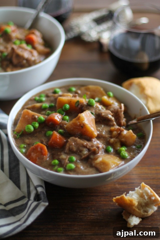 30 Cozy Slow Cooker Soups for Fall 13 Classic Crockpot Beef Stew, a rich and tender one-pot meal