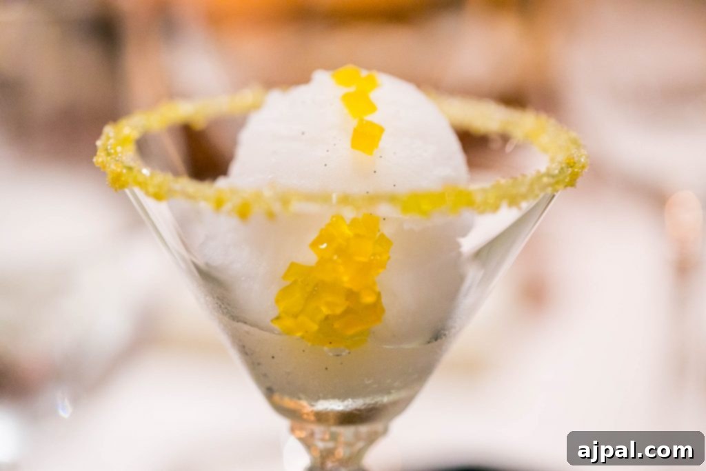 refreshing cocktail with frozen ice