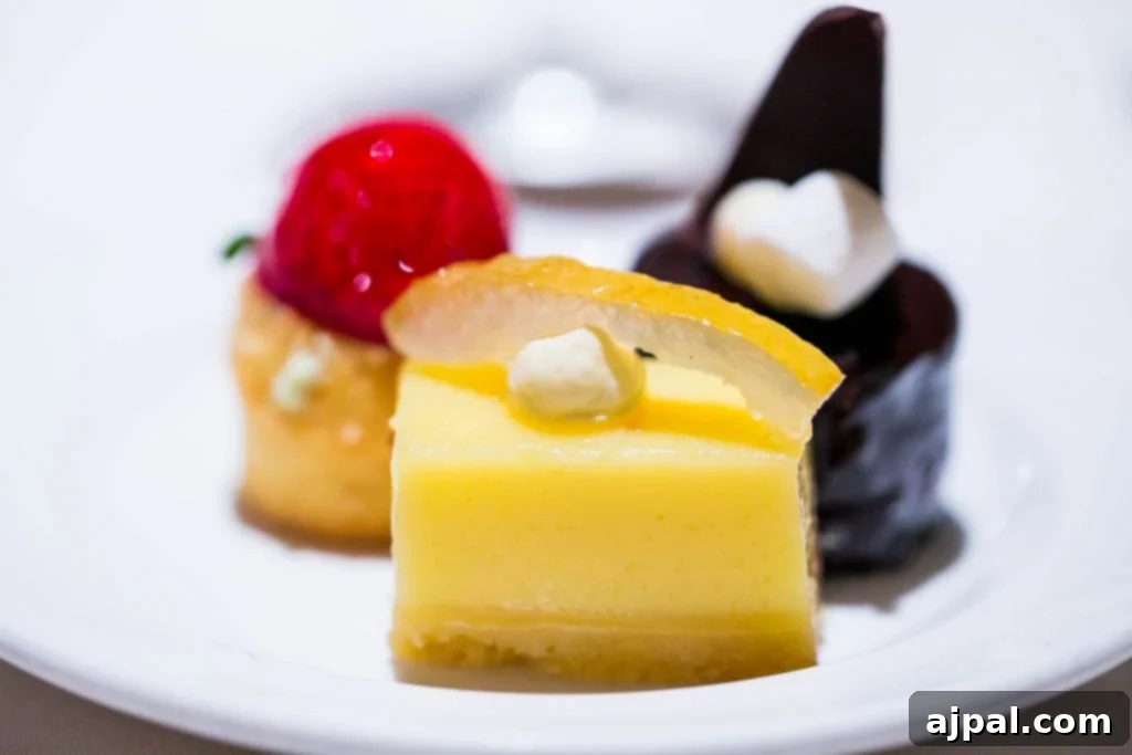 assortment of artistic tea cakes