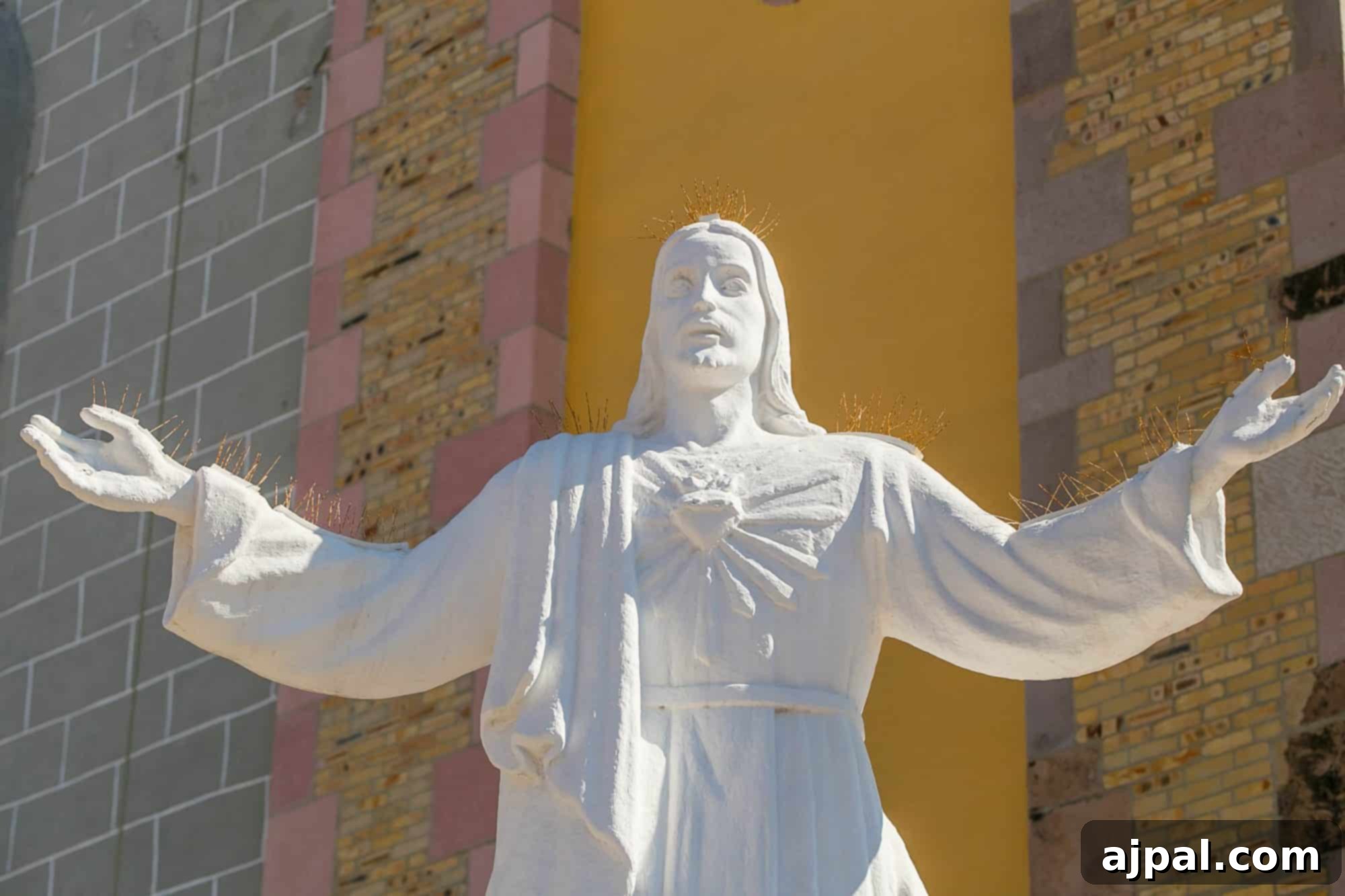Mazatlan Magic from the Ruby Princess 9 christ sculpture holding hands out