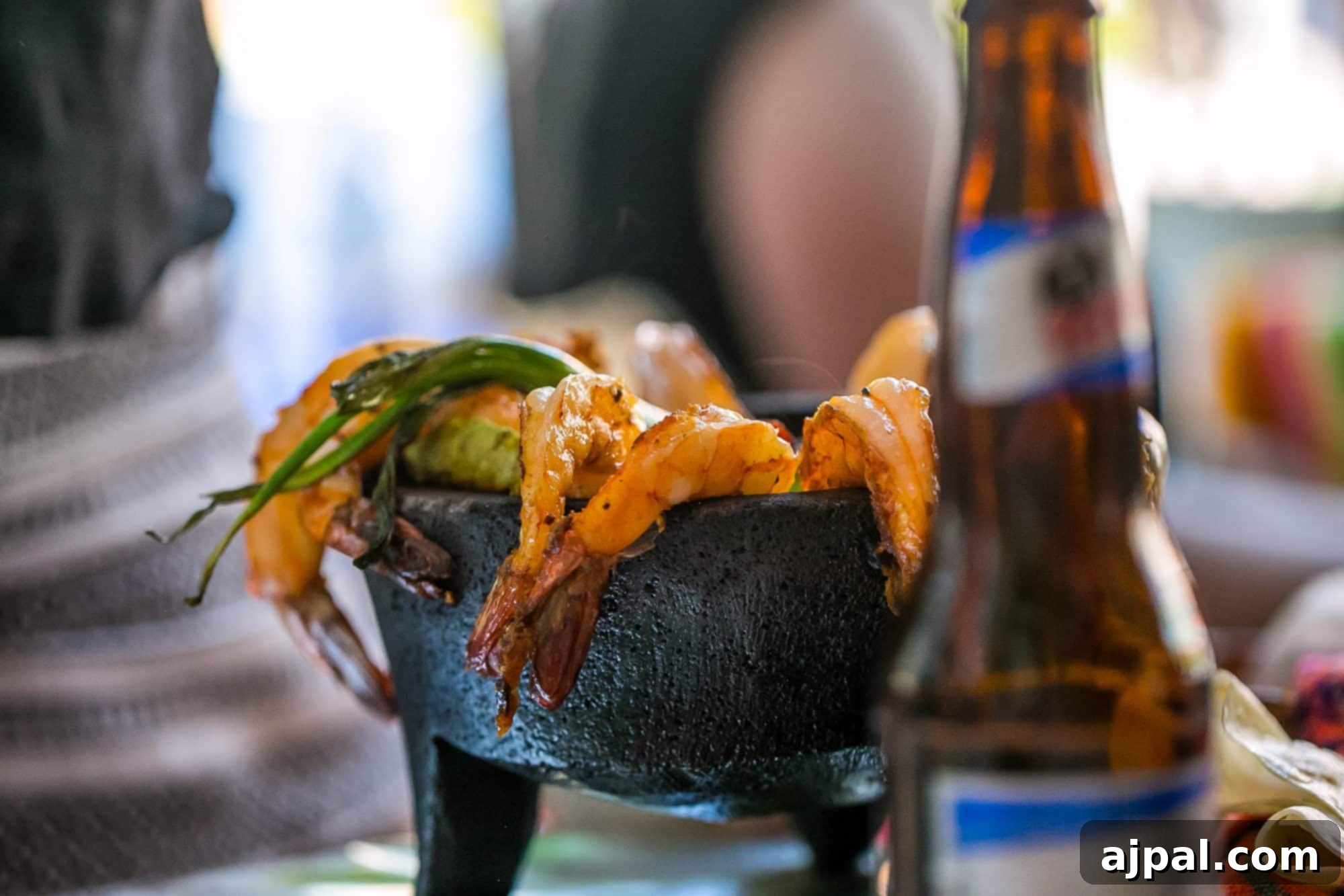 Mazatlan Magic from the Ruby Princess 11 shrimp in a pot with cheese