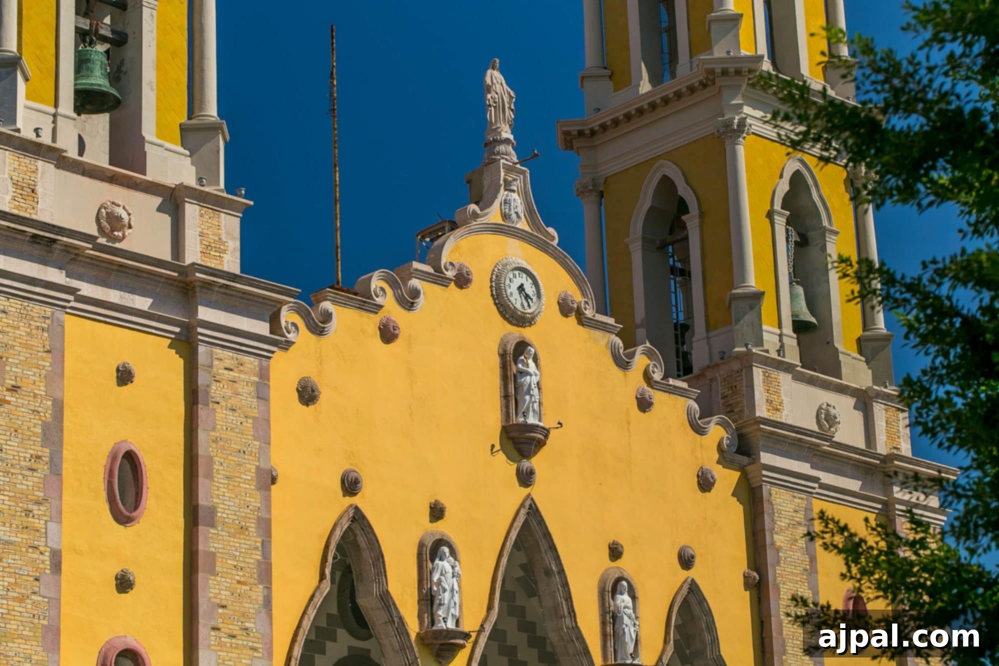 Mazatlan Magic from the Ruby Princess 8 yellow church with two towers