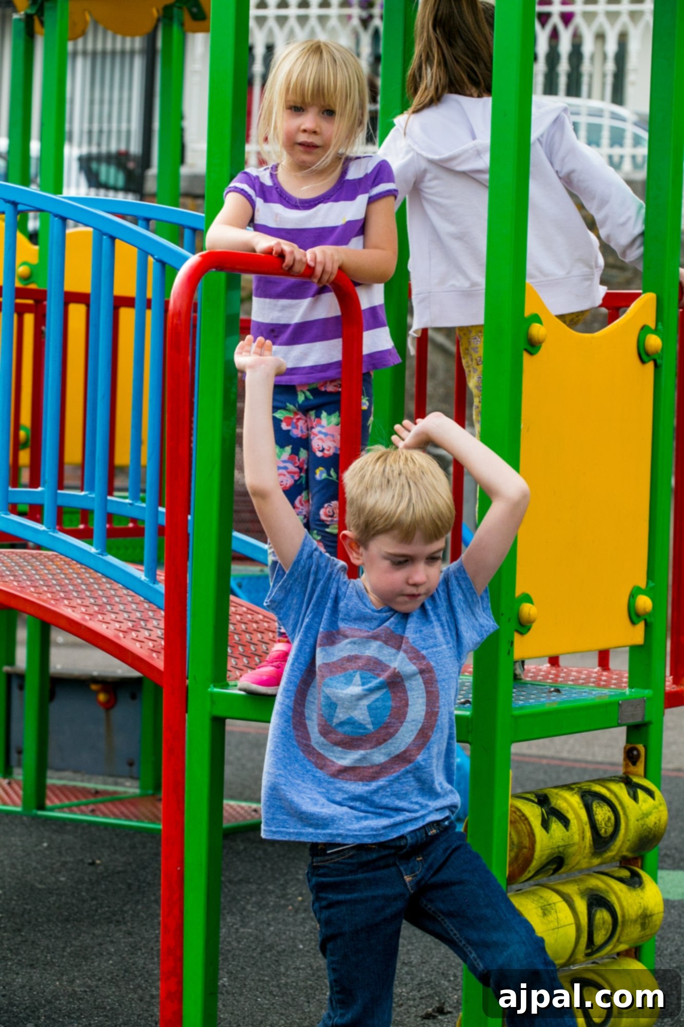 Cobh Ireland Historic Port 11 Children playing in a park in Cobh, Ireland