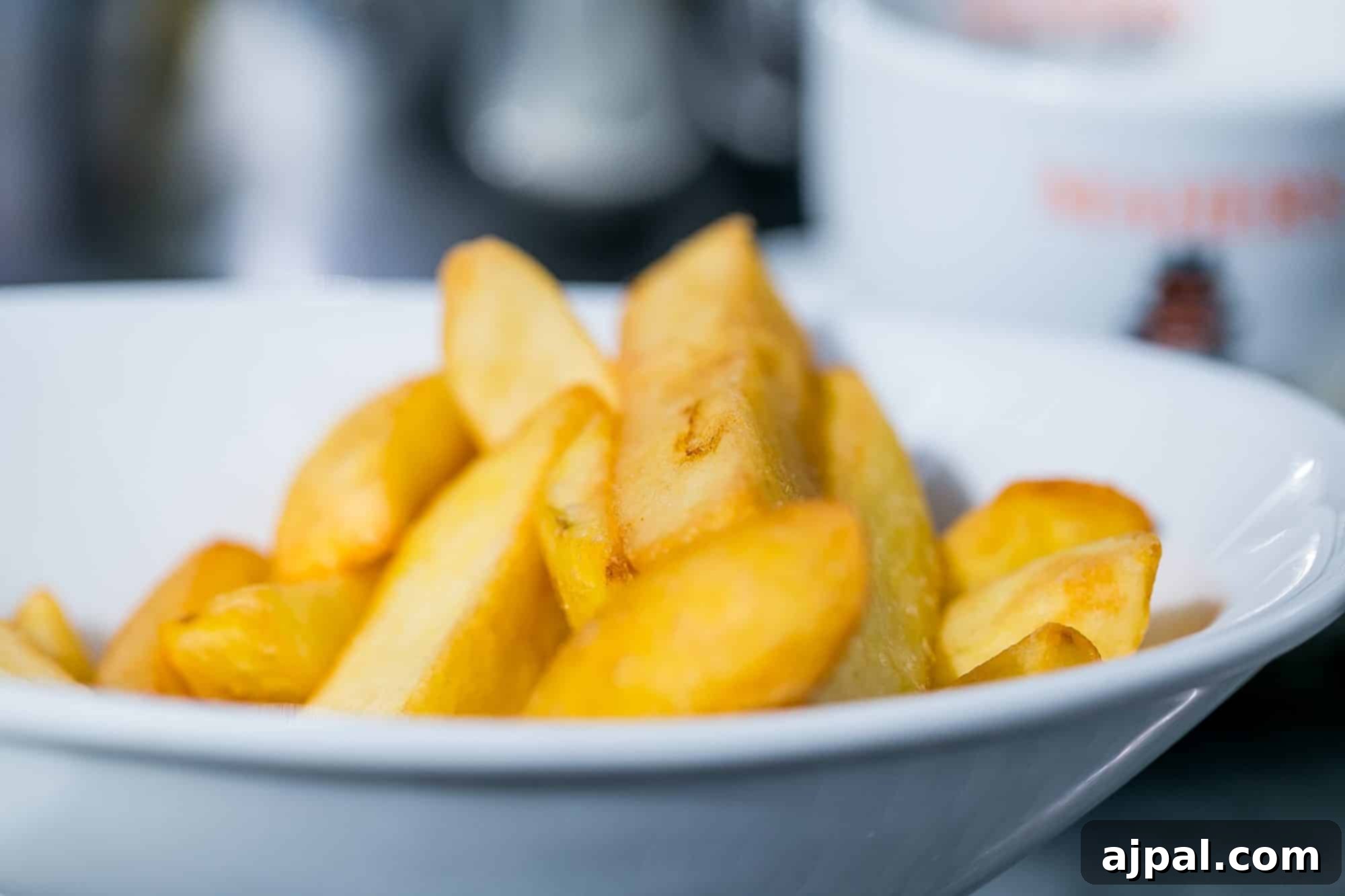 Cobh Ireland Historic Port 15 A generous serving of chips at a restaurant in Cobh, Ireland