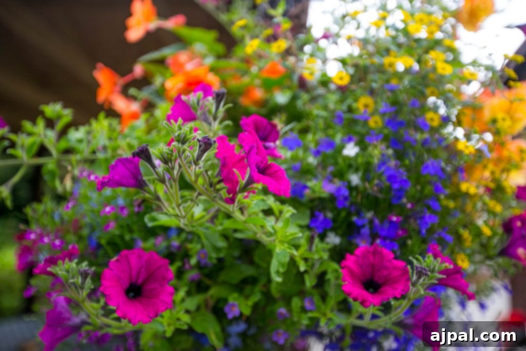 Flower basket, Blarney Castle, Ireland