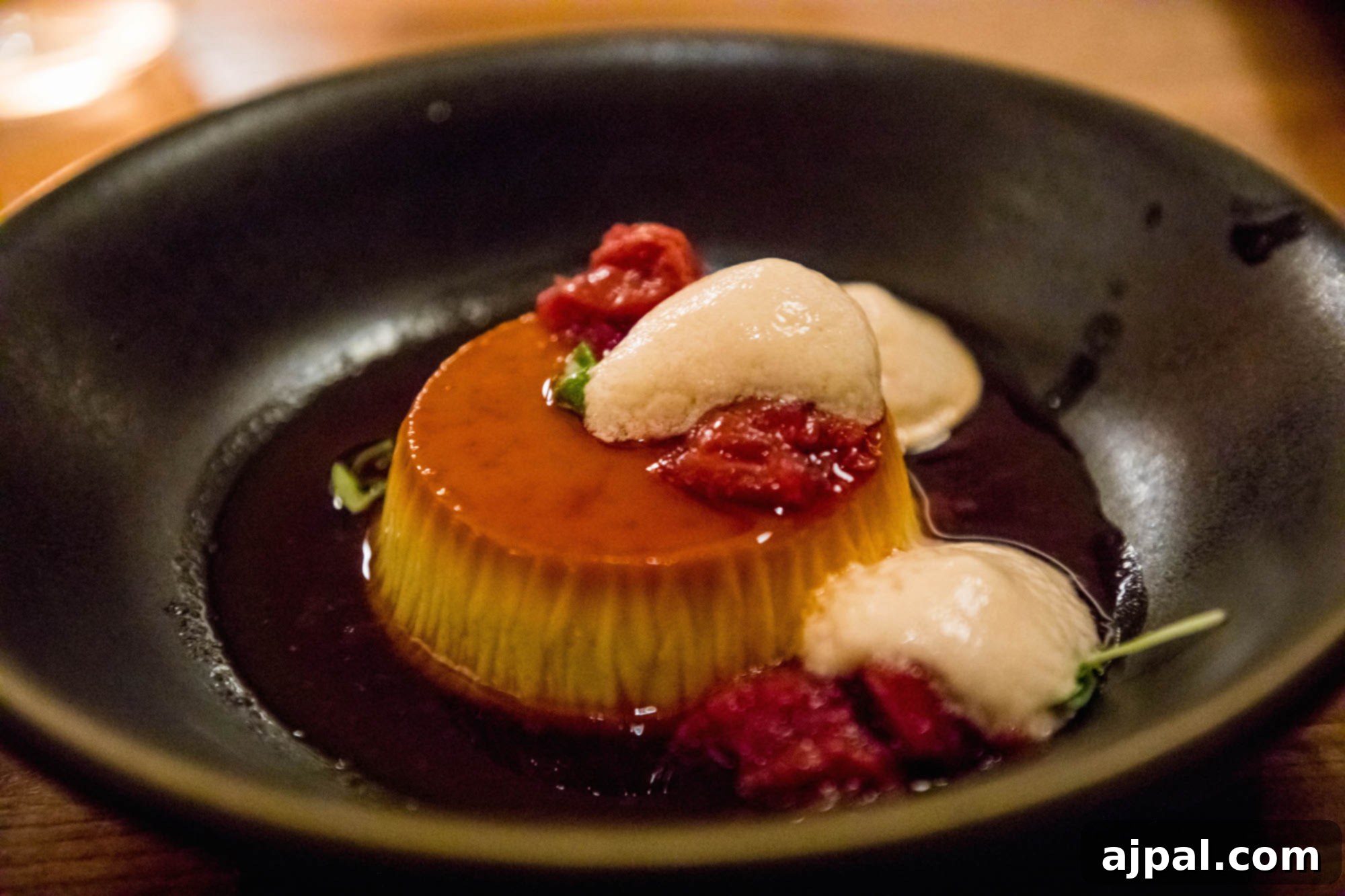 San Francisco: Your 2-Day Adventure 12 Delicious Flan dessert on a wooden table