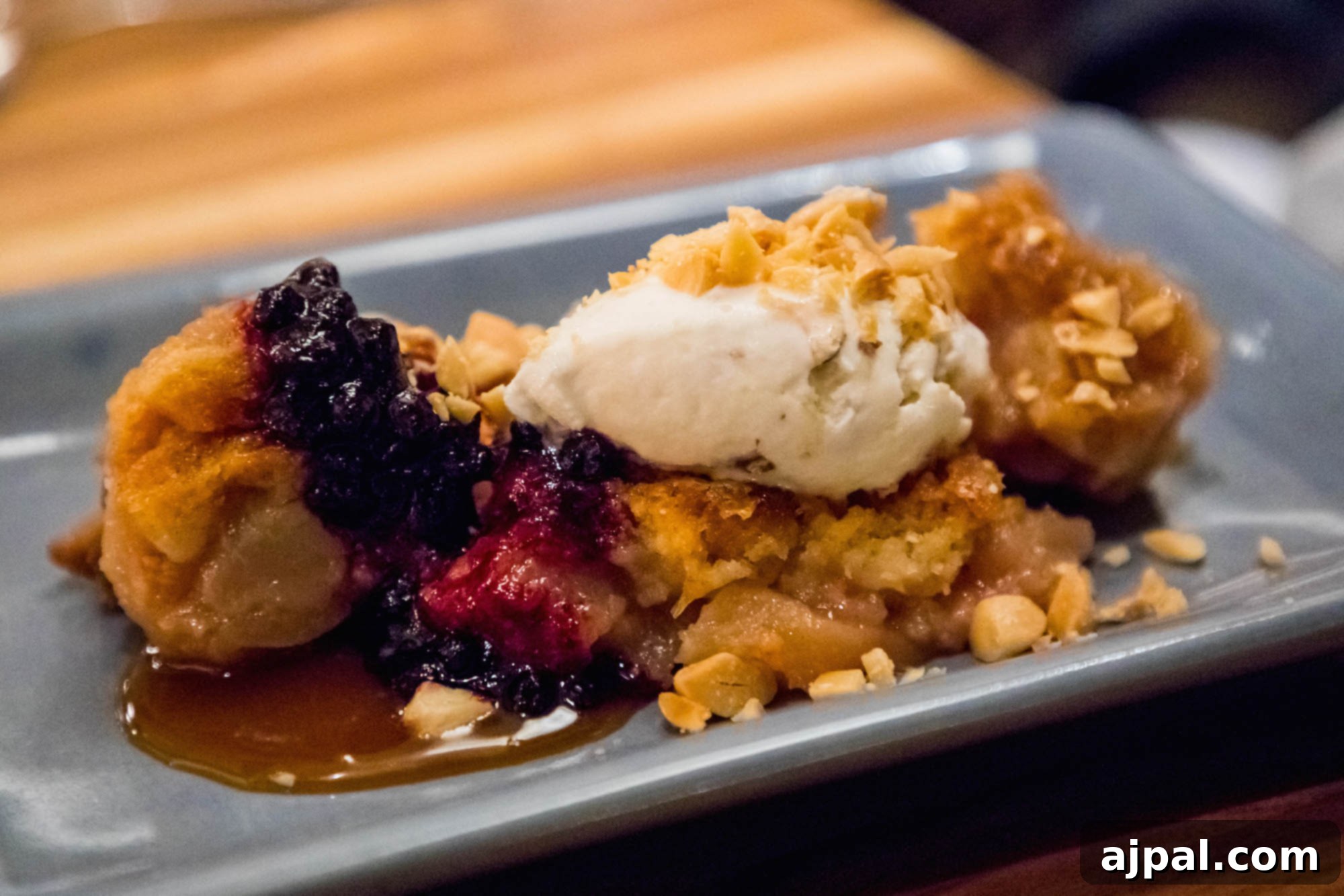 San Francisco: Your 2-Day Adventure 13 Berry Crumble dessert with berries and ice cream