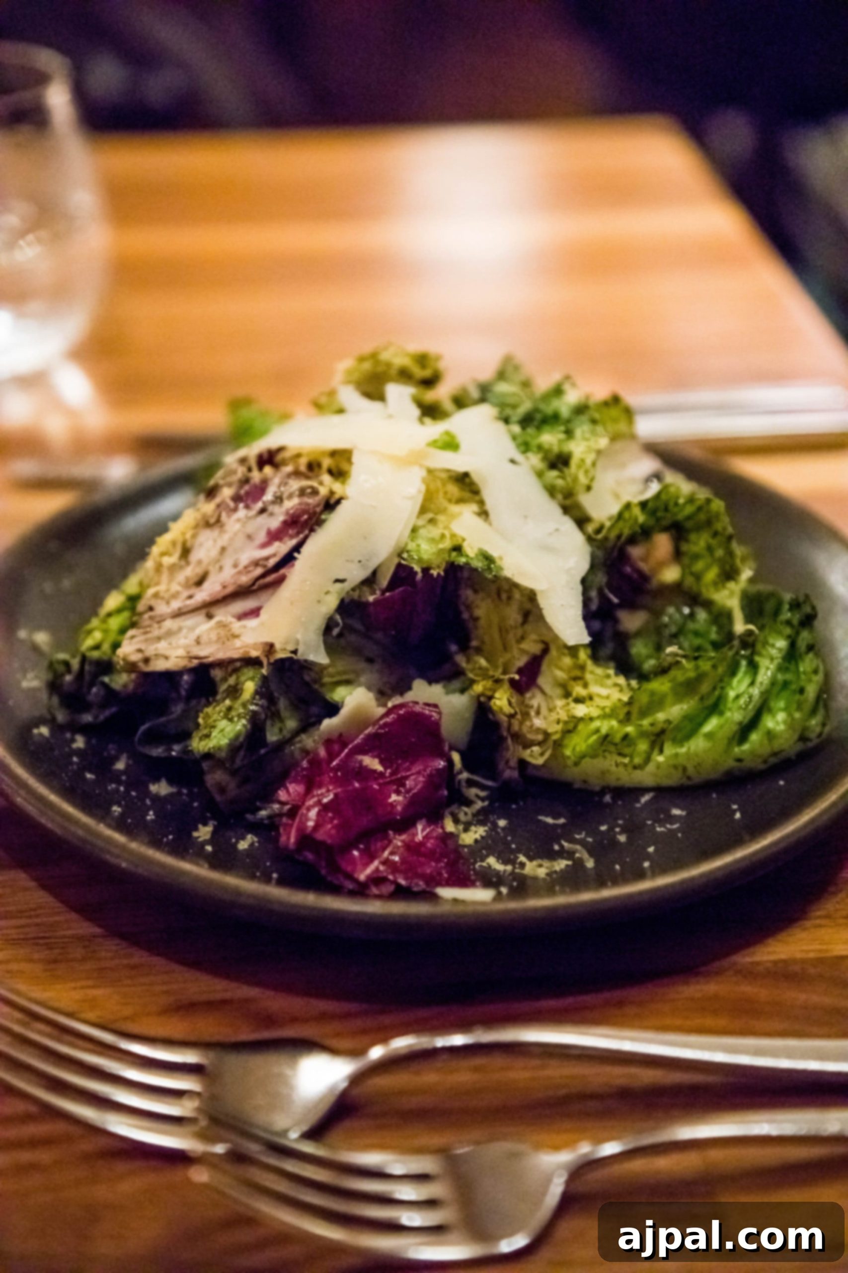 San Francisco: Your 2-Day Adventure 9 Chicory and Little Gem Salad served on a wooden table