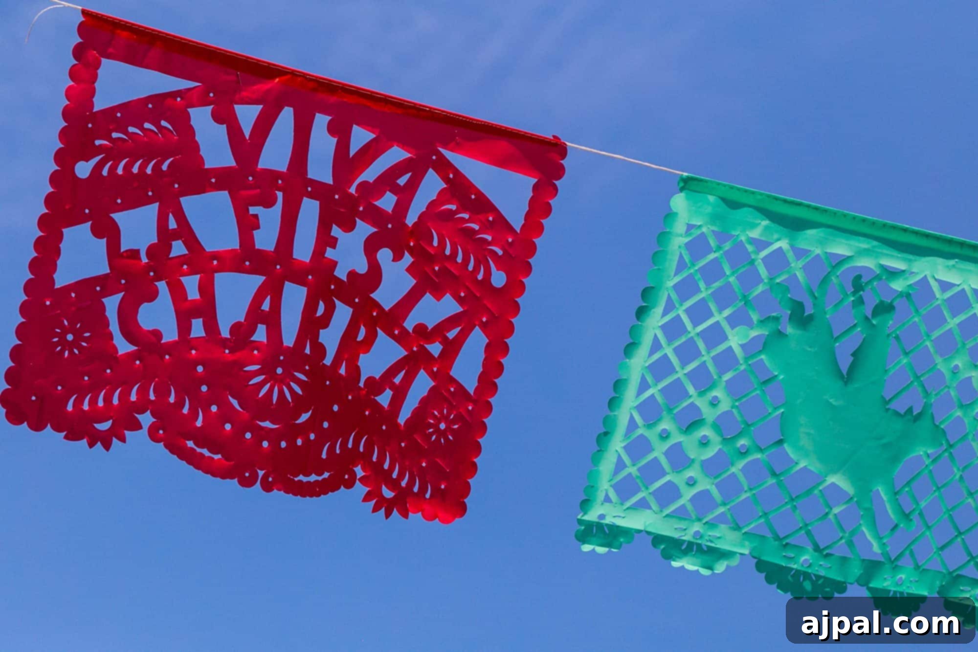 Ruby Princess Unveils Puerto Vallarta 8 paper cutouts on a string