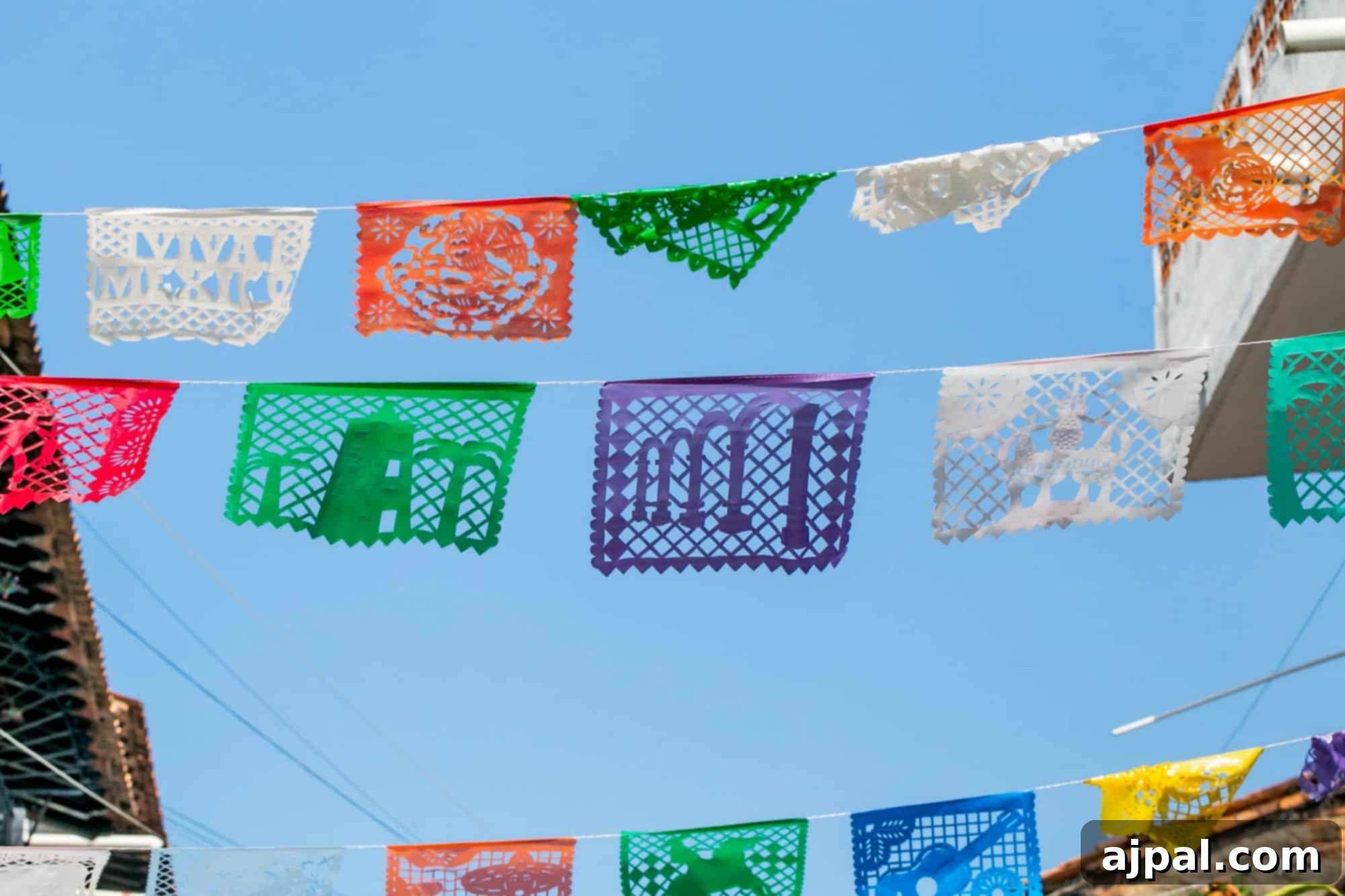 Ruby Princess Unveils Puerto Vallarta 9 paper cutouts on a string