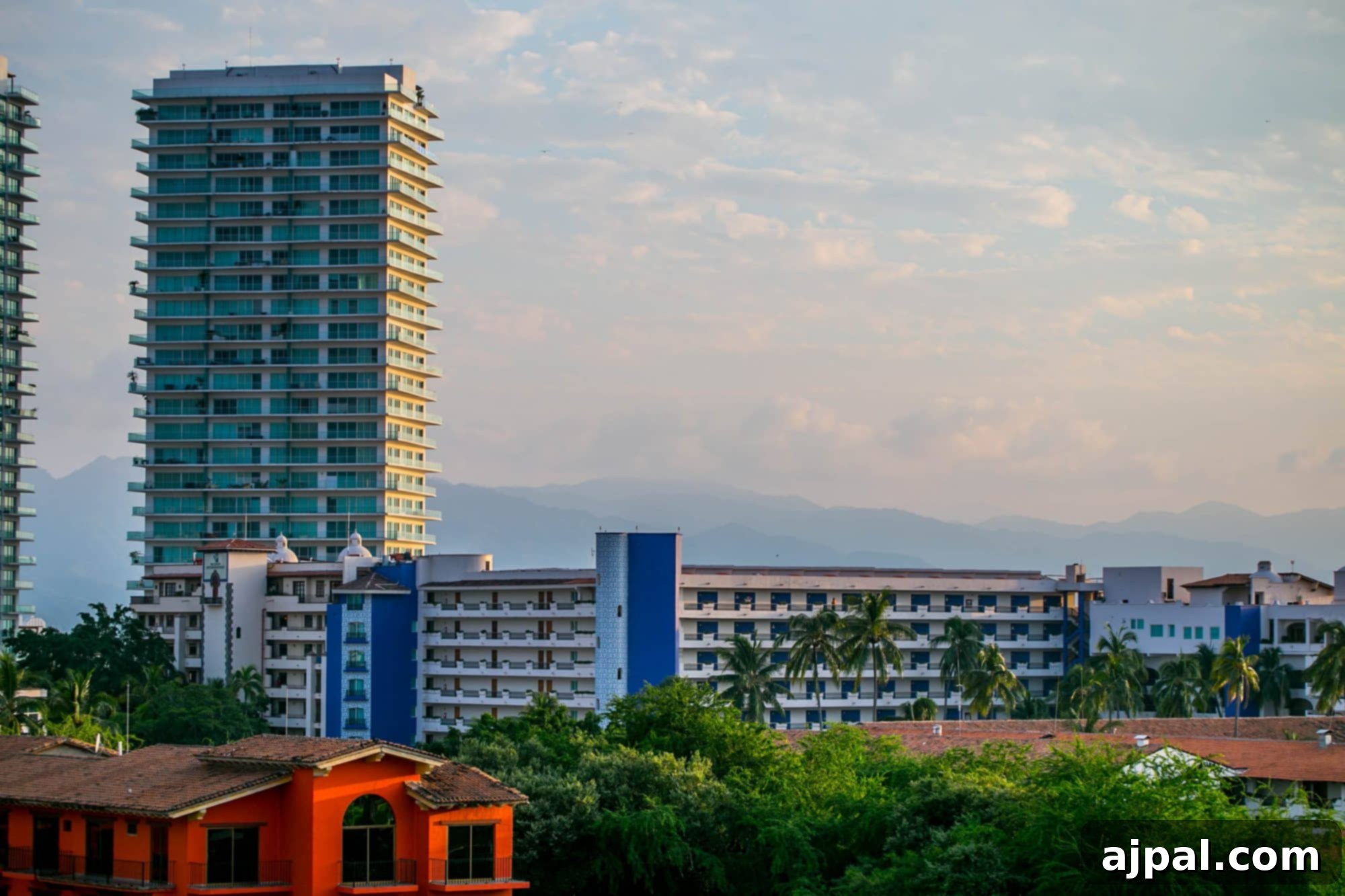 Ruby Princess Unveils Puerto Vallarta 4 big tower in a city