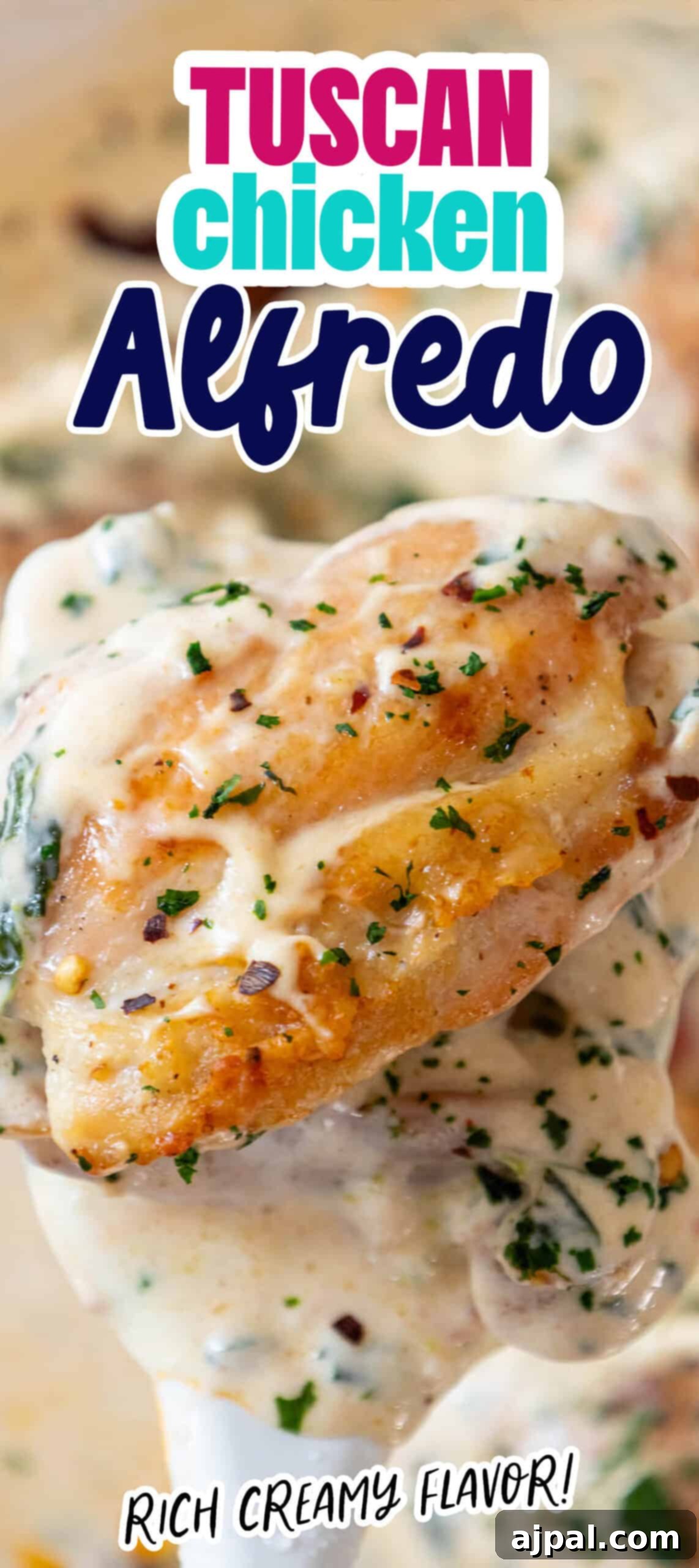 Decadent Creamy Tuscan Chicken Alfredo 12 Creamy Tuscan chicken alfredo recipe, presented in a visually appealing format.