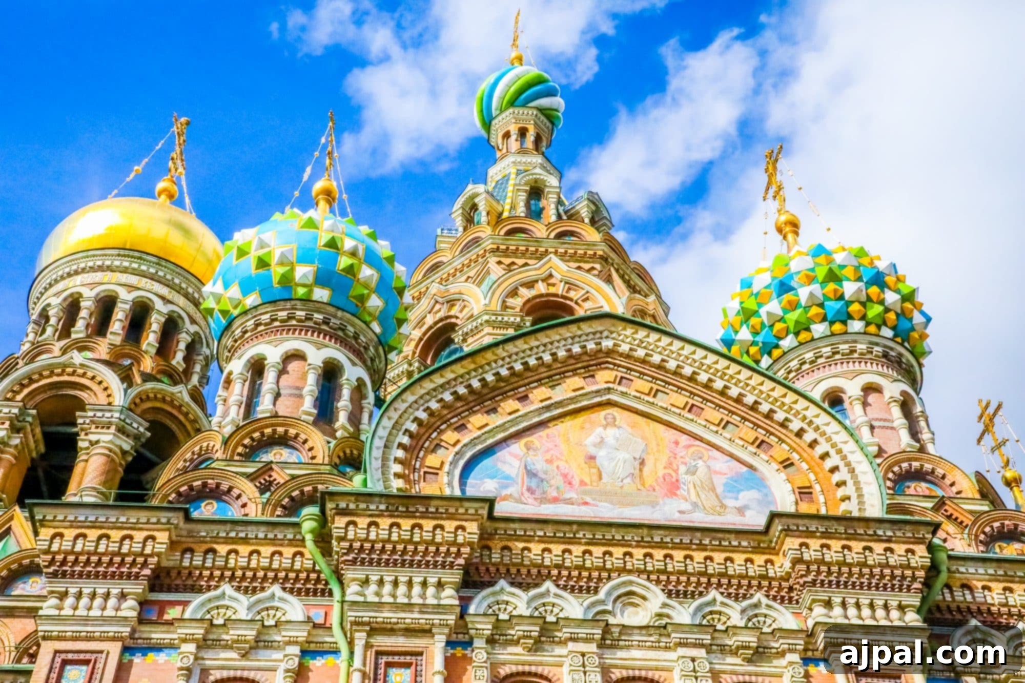 Princess Cruises offers a Saint Petersburg shore excursion to visit The Church of the Savior on the Blood, a vibrant architectural marvel.