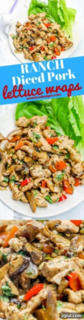 A photo showcasing low-carb lettuce cups with mushrooms and lettuce, highlighting the fresh ingredients.