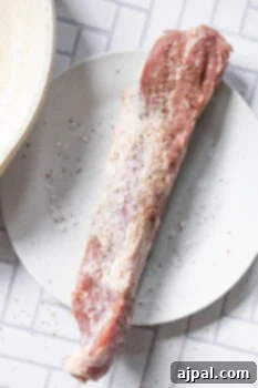 raw seasoned pork tenderloin