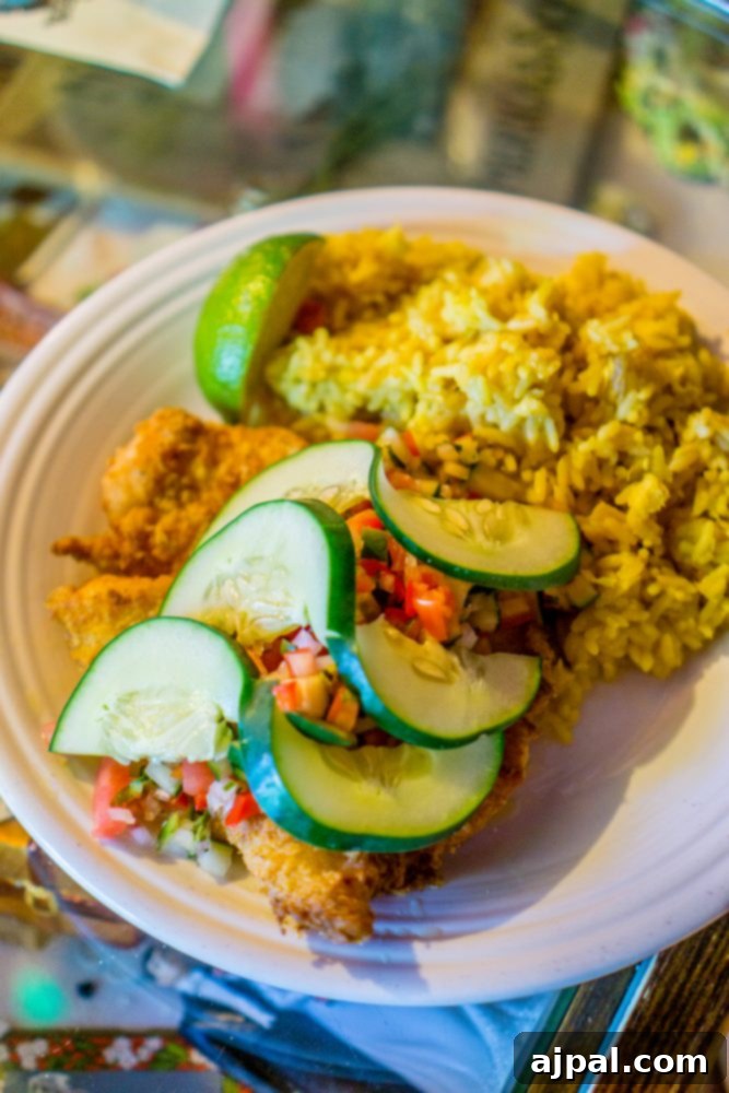 Savor Sanibel: A Culinary Journey 16 A plate of food, featuring the best dessert in Sanibel Island, on a table.