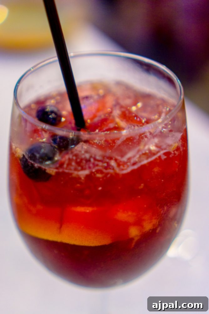 Savor Sanibel: A Culinary Journey 30 A glass with a drink in it, enjoyed during dinner or as the best dessert in Sanibel, Florida.
